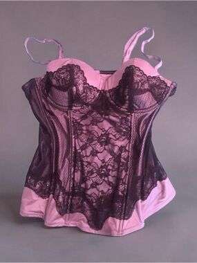 Sexy H&M lace bustier corset with removable straps